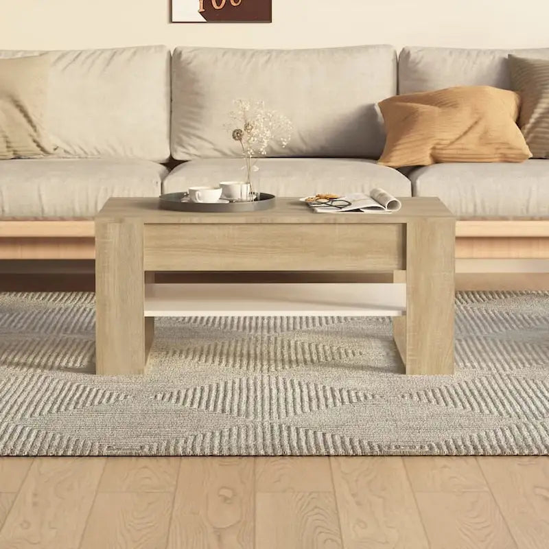vidaXL Table Basse multicolore 40,2x21,7x17,7 Bois d'ingénierie