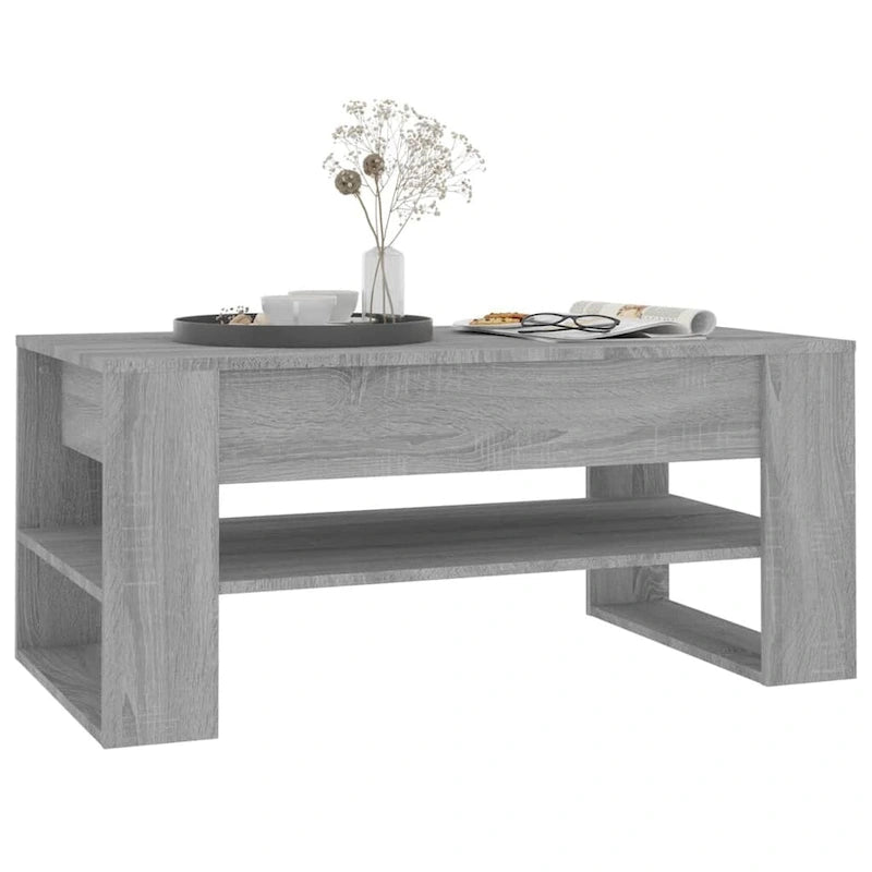 vidaXL Table Basse multicolore 40,2x21,7x17,7 Bois d'ingénierie