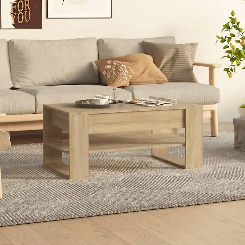 vidaXL Table Basse multicolore 40,2x21,7x17,7 Bois d'ingénierie