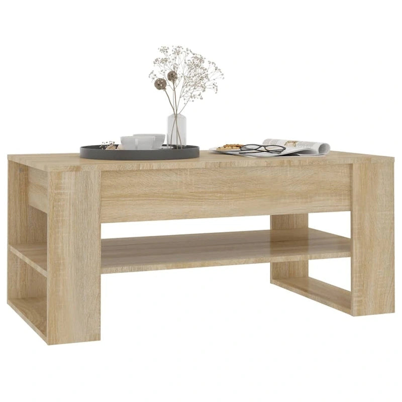 vidaXL Table Basse multicolore 40,2x21,7x17,7 Bois d'ingénierie