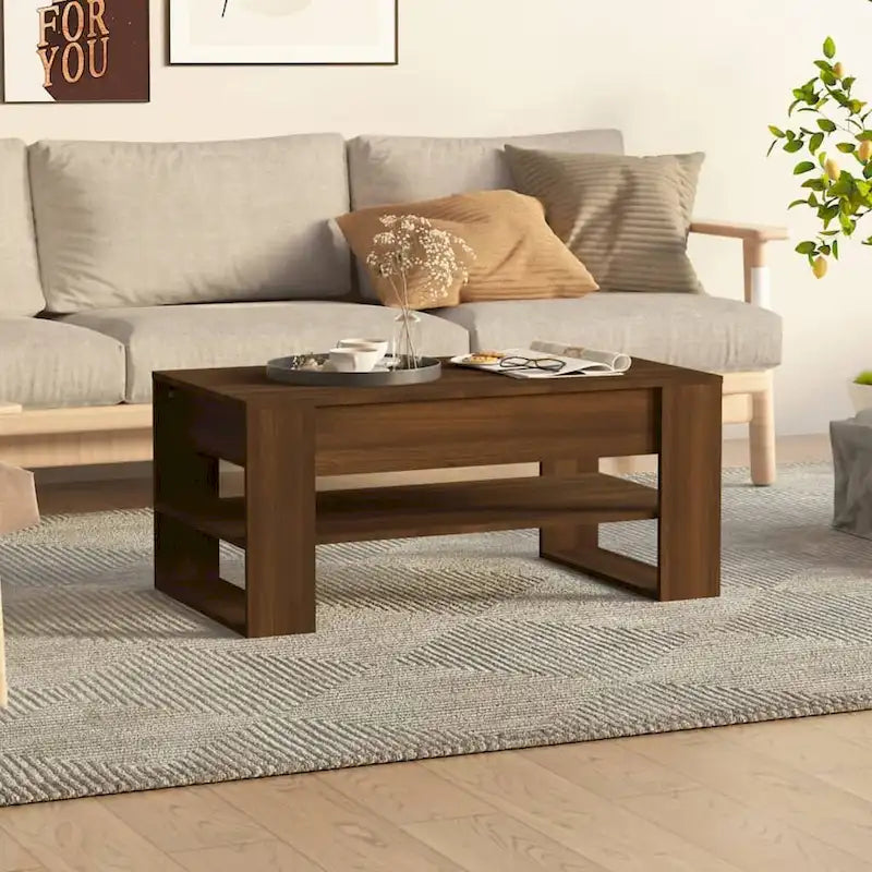 vidaXL Table Basse multicolore 40,2x21,7x17,7 Bois d'ingénierie