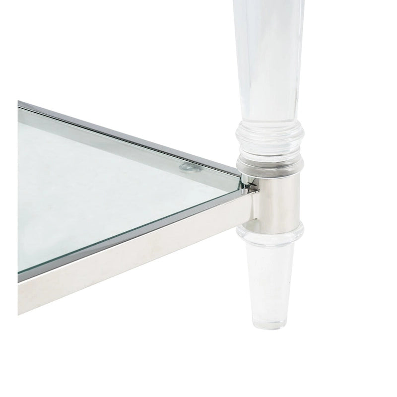 SAFAVIEH Couture Lirie Table d'appoint en acrylique - 20 L x 20 P x 24 H - 20Lx20Px24H
