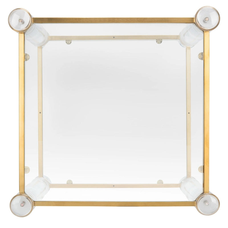 SAFAVIEH Couture Lirie Table d'appoint en acrylique - 20 L x 20 P x 24 H - 20Lx20Px24H