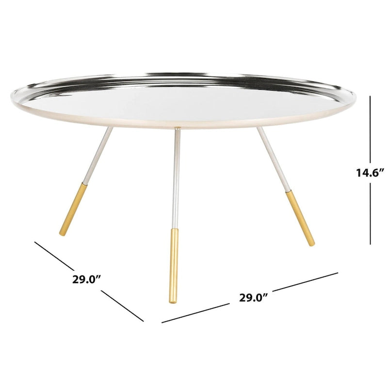 Table basse Diann de SAFAVIEH - 74L x 74P x 38H cm