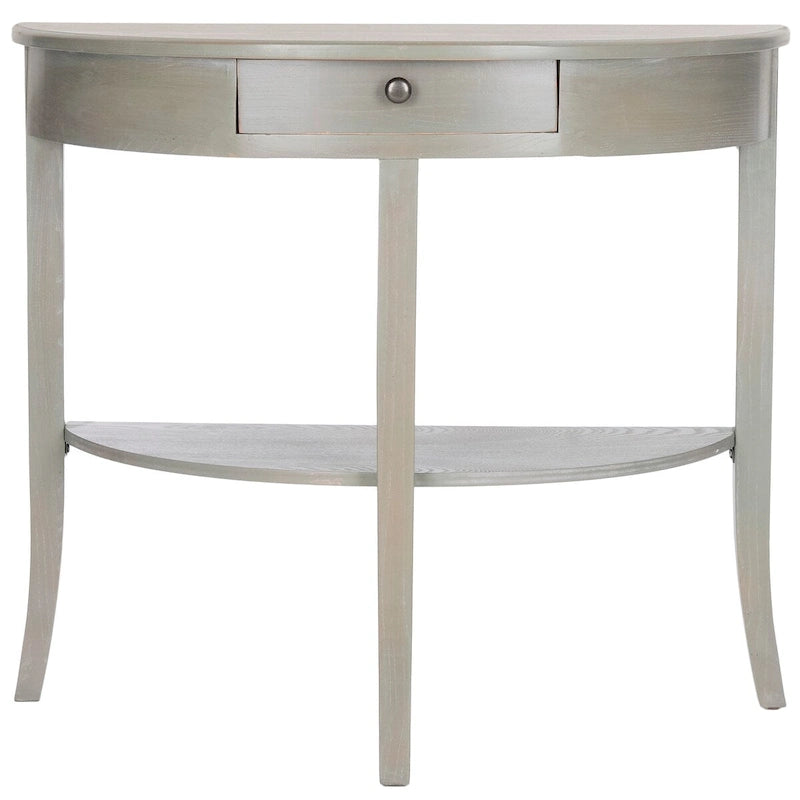 SAFAVIEH Sada Console gris cendré - 33.9 x 14.4 x 30.1 - 33.9 x 14.4 x 30.1 - 34Lx14Px30H