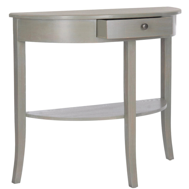 SAFAVIEH Sada Console gris cendré - 33.9 x 14.4 x 30.1 - 33.9 x 14.4 x 30.1 - 34Lx14Px30H