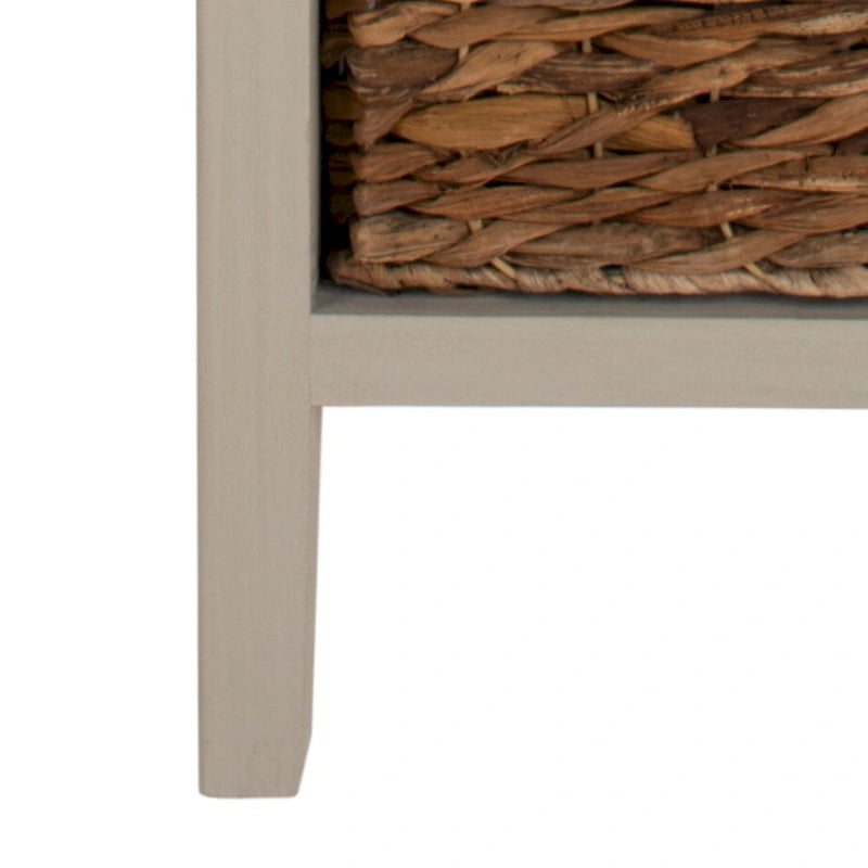 Table de rangement à 4 tiroirs Safavieh Hermine, aspect vieilli, noire - 15 x 11,8 x 35,8 - 15Lx12Px36H