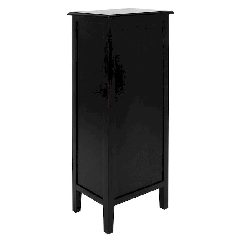 Table de rangement à 4 tiroirs Safavieh Hermine, aspect vieilli, noire - 15 x 11,8 x 35,8 - 15Lx12Px36H