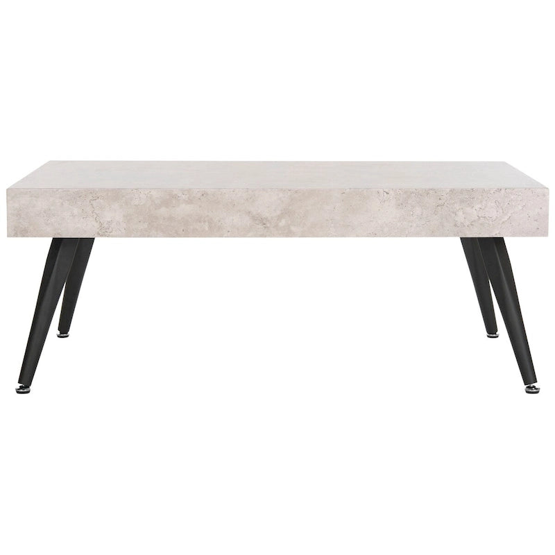 SAFAVIEH Clevie Table Basse Moderne - 43.3 x 23.6 x 16.5 - 43Lx24Px17H