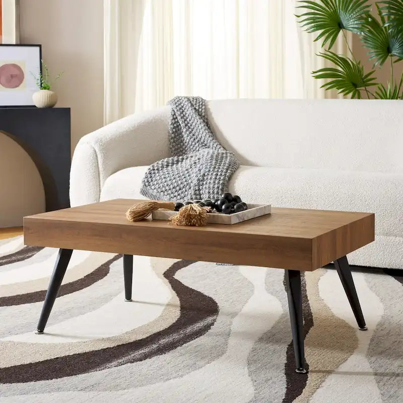 SAFAVIEH Clevie Table Basse Moderne - 43.3 x 23.6 x 16.5 - 43Lx24Px17H
