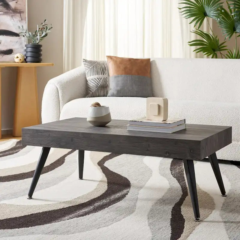 SAFAVIEH Clevie Table Basse Moderne - 43.3 x 23.6 x 16.5 - 43Lx24Px17H