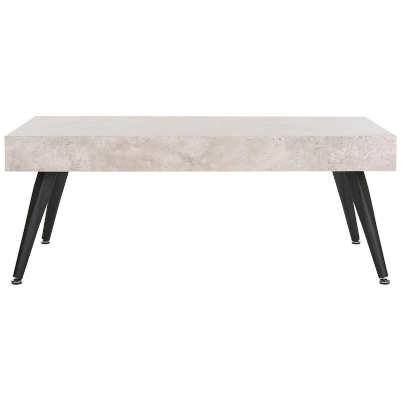 SAFAVIEH Clevie Table Basse Moderne - 43.3 x 23.6 x 16.5 - 43Lx24Px17H