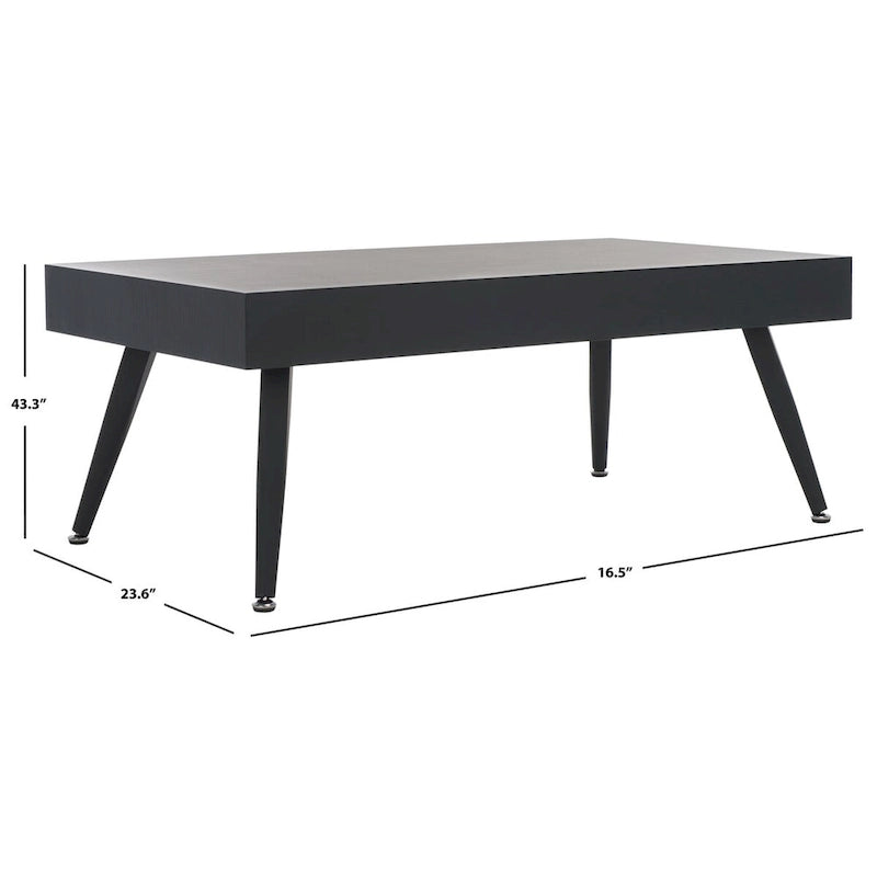 SAFAVIEH Clevie Table Basse Moderne - 43.3 x 23.6 x 16.5 - 43Lx24Px17H