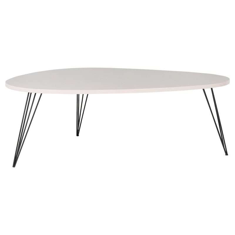 Table basse SAFAVIEH Louann finition chêne/noir - 44 x 31.5 x 15.6 - 44x32x16H