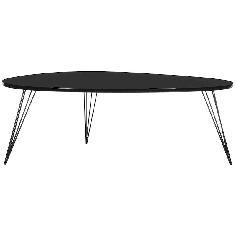 Table basse SAFAVIEH Louann finition chêne/noir - 44 x 31.5 x 15.6 - 44x32x16H