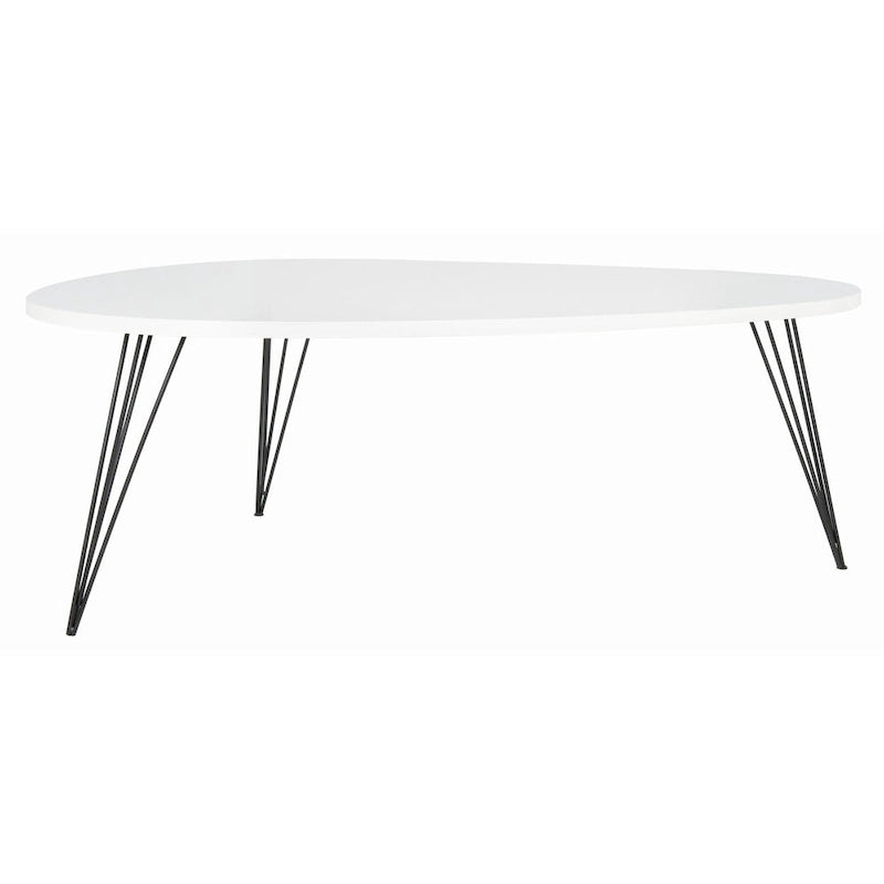 Table basse SAFAVIEH Louann finition chêne/noir - 44 x 31.5 x 15.6 - 44x32x16H