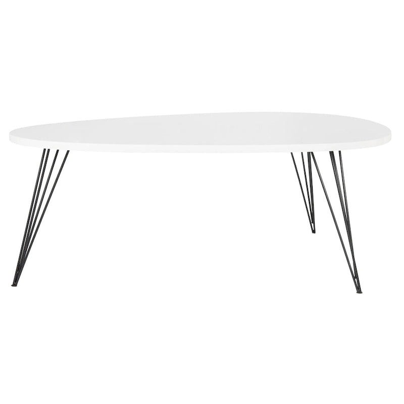 Table basse SAFAVIEH Louann finition chêne/noir - 44 x 31.5 x 15.6 - 44x32x16H