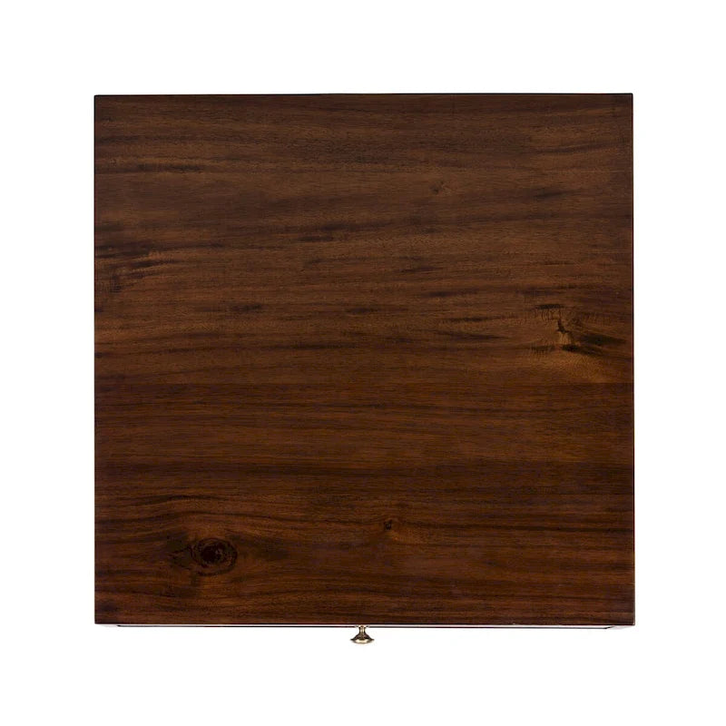 Table d'appoint Sunny Mid-Century de SAFAVIEH avec capuchon doré - 24 x 24 x 22,3 - 24 larg. x 24 prof. x 22 haut.