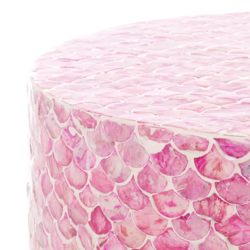 SAFAVIEH Rilla Table d'appoint ronde rose foncé - 13,8 L x 13,8 l x 19,7 H - 14Wx14Px20H