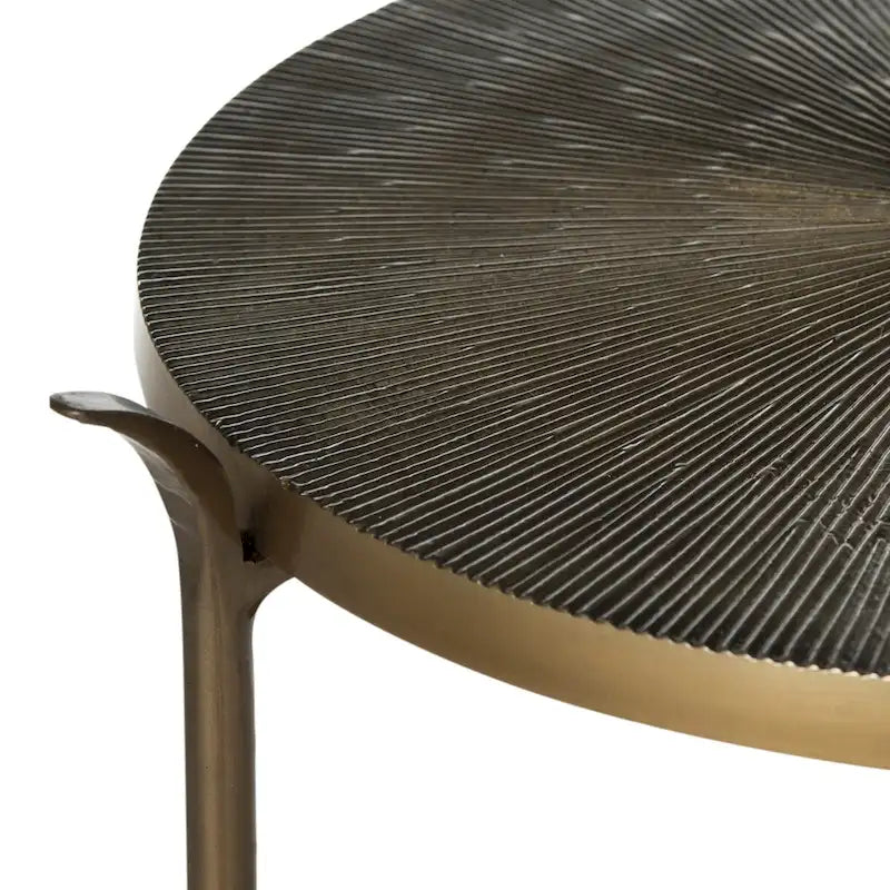 SAFAVIEH Jerrie, table d'appoint en laiton – 14 x 14 x 31,5 – 14Lax14Px32H