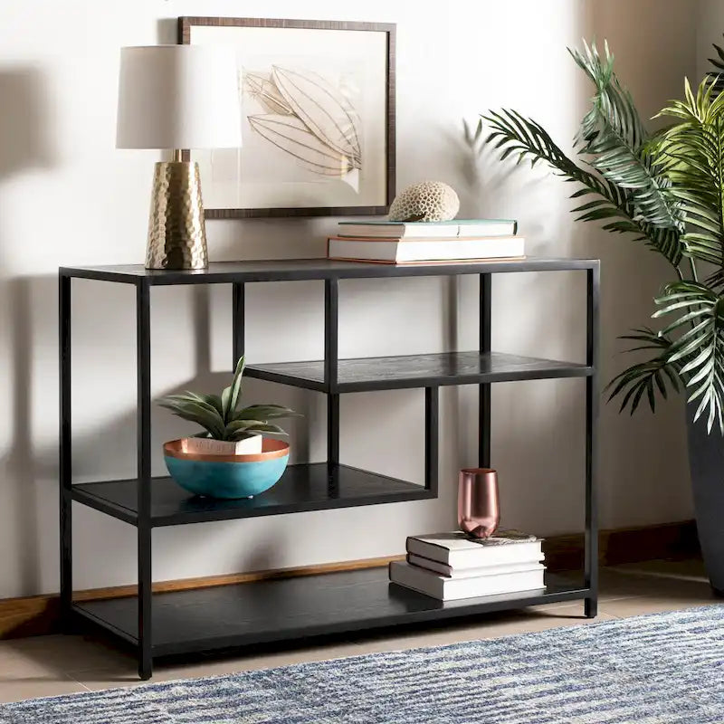 SAFAVIEH Fannye Table console géométrique - 42 x 16 x 30,3 - 42 larg. x 16 prof. x 30 haut.