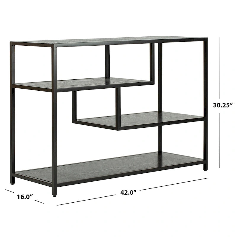 SAFAVIEH Fannye Table console géométrique - 42 x 16 x 30,3 - 42 larg. x 16 prof. x 30 haut.