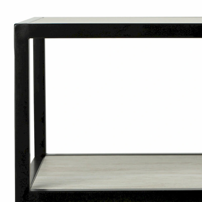 SAFAVIEH Fannye Table console géométrique - 42 x 16 x 30,3 - 42 larg. x 16 prof. x 30 haut.