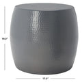 Table Ronde Helaine Argentée SAFAVIEH - 15 L x 15 P x 16 H - 15Lx15Px16H