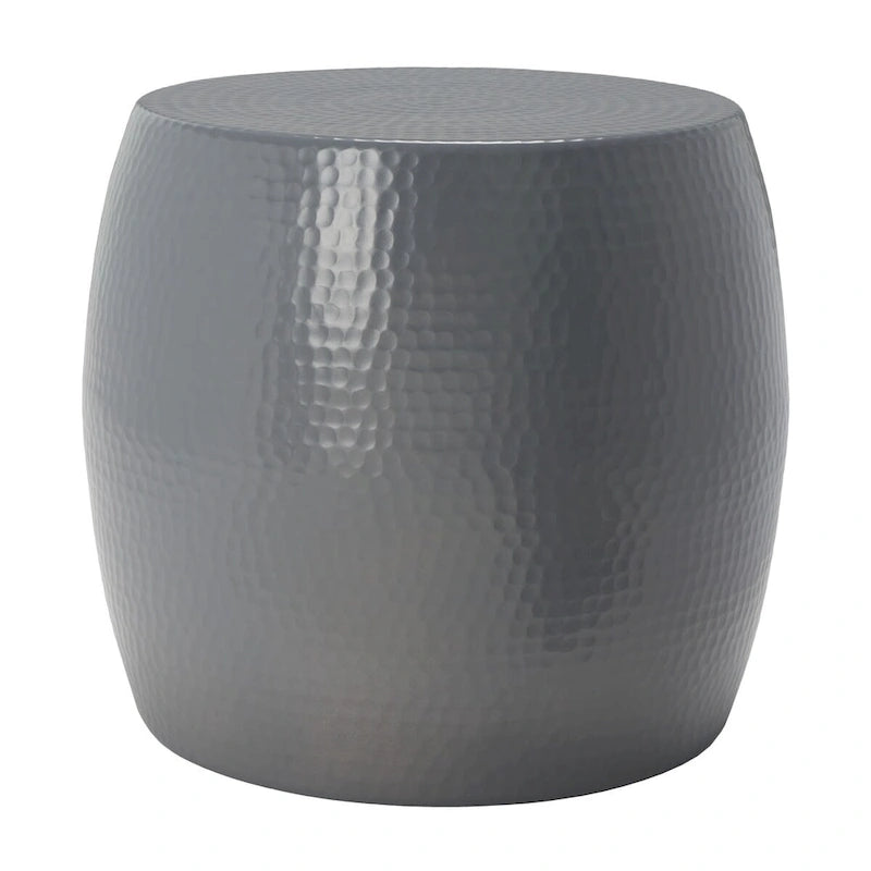 Table Ronde Helaine Argentée SAFAVIEH - 15 L x 15 P x 16 H - 15Lx15Px16H
