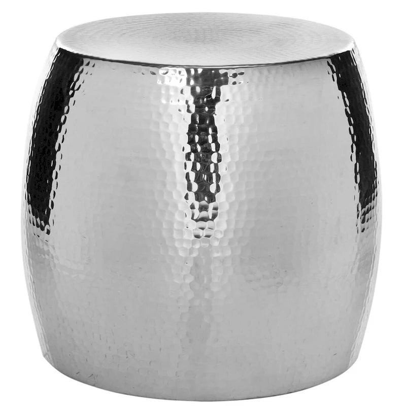 Table Ronde Helaine Argentée SAFAVIEH - 15 L x 15 P x 16 H - 15Lx15Px16H