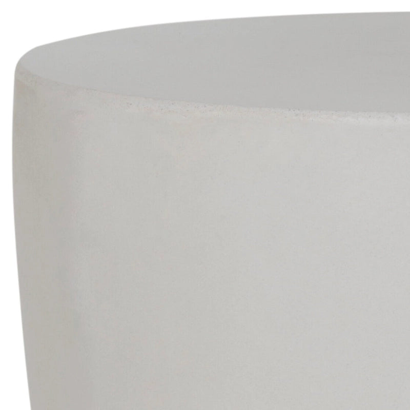 Table d'appoint SAFAVIEH Hadil en béton, intérieur/extérieur - 14,1 x 14,1 x 17,7 - 14L x 14P x 18H