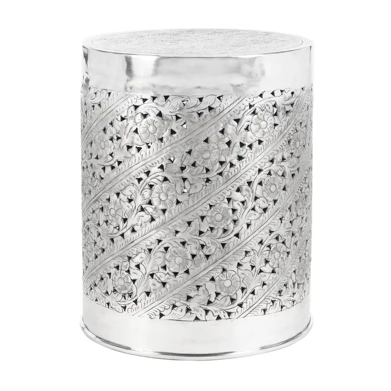 Table d'appoint Dianna SAFAVIEH - Argent - 15 x 15 x 19 - 15Lx15Px19H