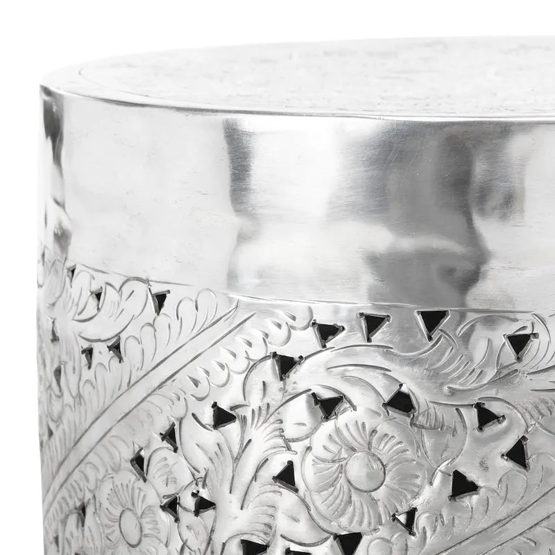 Table d'appoint Dianna SAFAVIEH - Argent - 15 x 15 x 19 - 15Lx15Px19H