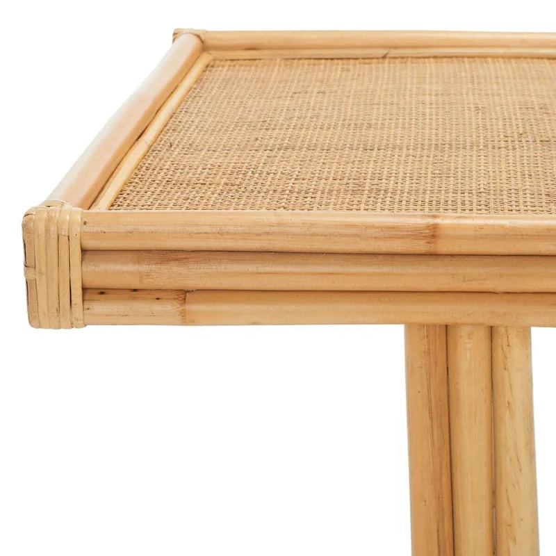 SAFAVIEH Gerdhilde Table basse rectangulaire en rotin, style bohème tropical et côtier - 47 po L x 24 po P x 18 po H - 47L x 24P x 18H