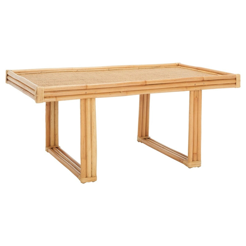SAFAVIEH Gerdhilde Table basse rectangulaire en rotin, style bohème tropical et côtier - 47 po L x 24 po P x 18 po H - 47L x 24P x 18H