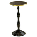 Table d'appoint ronde en bois, Table d'appoint piédestal pour salon - Meuble moderne, Support décoratif, Solution pour petit espace