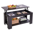 Table basse en bois moderne avec plateau relevable