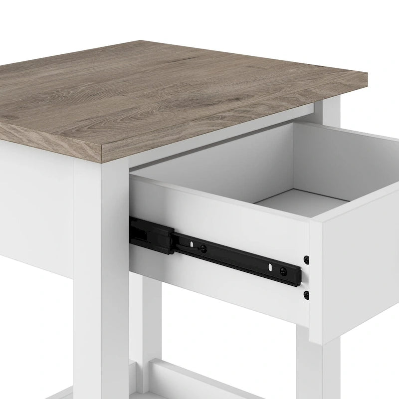 Table basse et tables d'appoint de la collection Mayfield Farmhouse de Bush Furniture