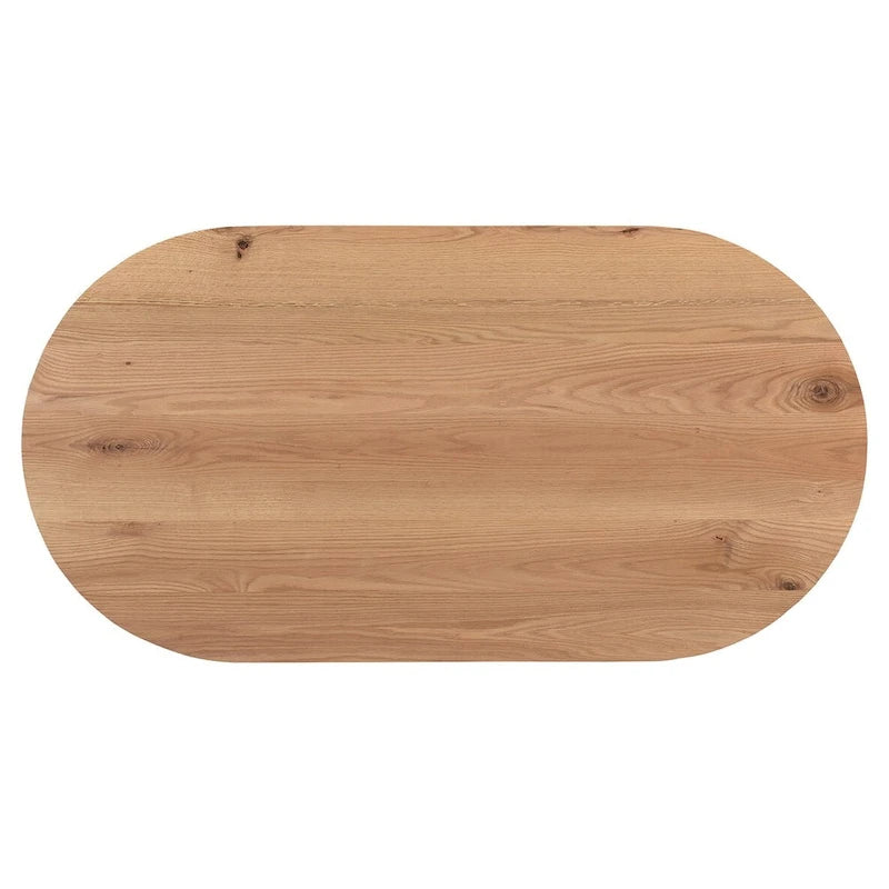 Table basse Aurelle Home Tyier en chêne massif de style moderne du milieu du siècle - 54 L x 17 H x 28 P