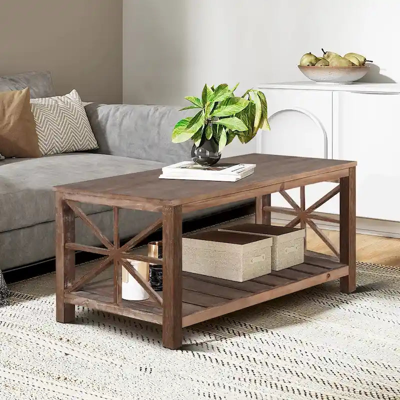 Table basse artisanale
