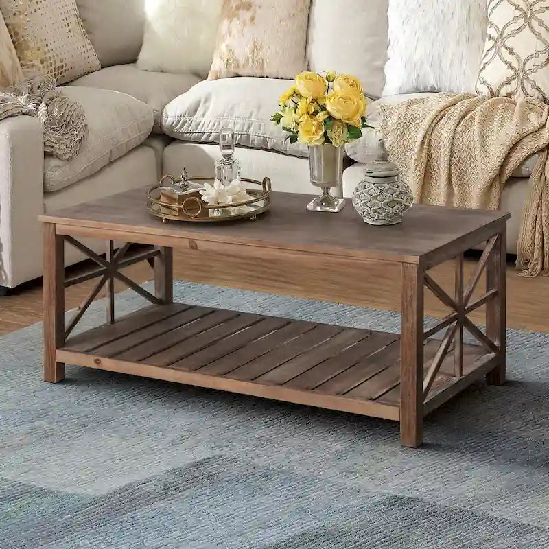 Table basse artisanale