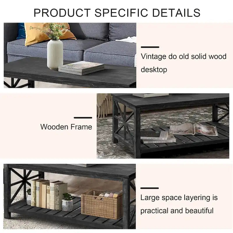 Table basse artisanale