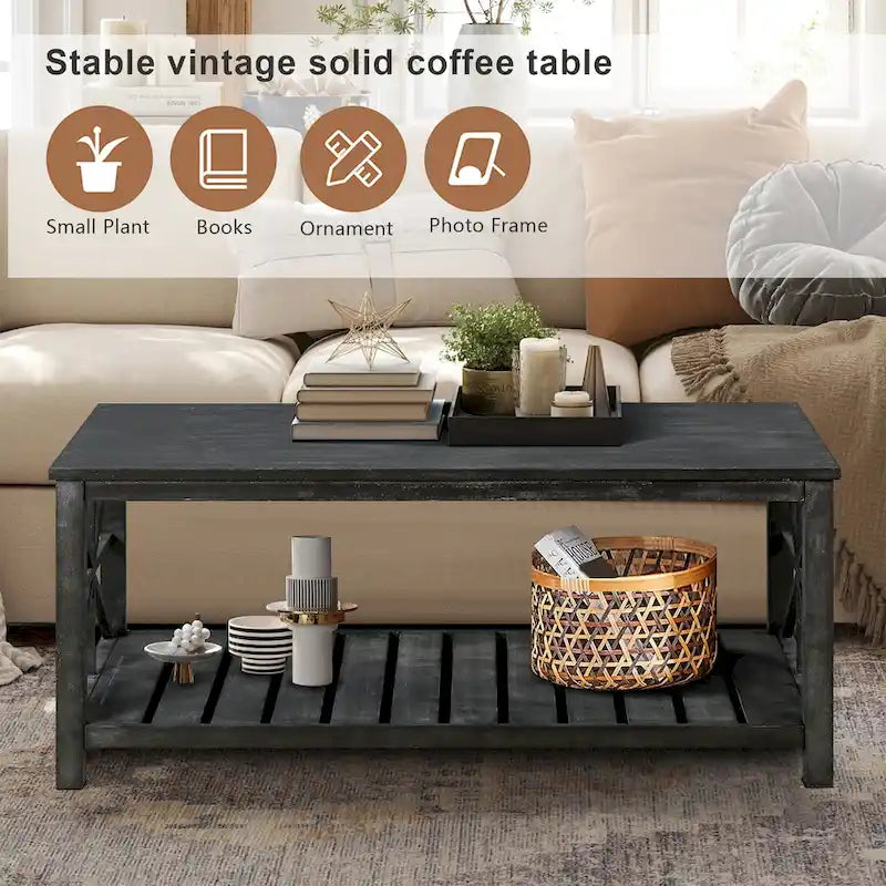 Table basse artisanale