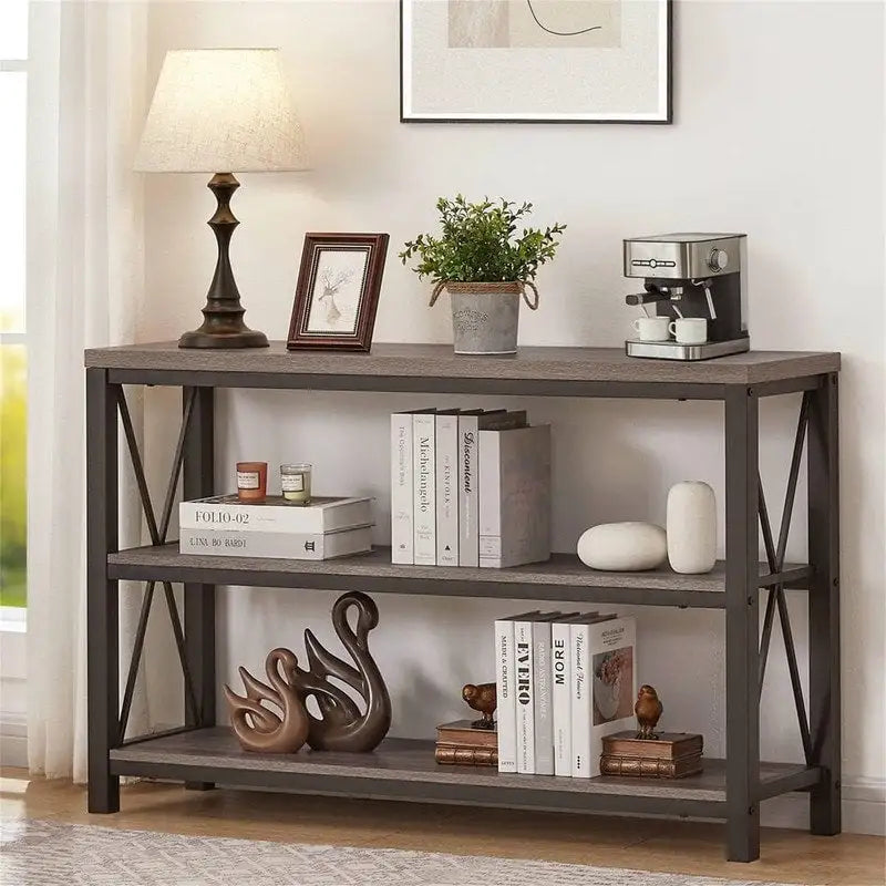 Console de canapé industrielle - 13,39 P x 47,24 L x 30 H