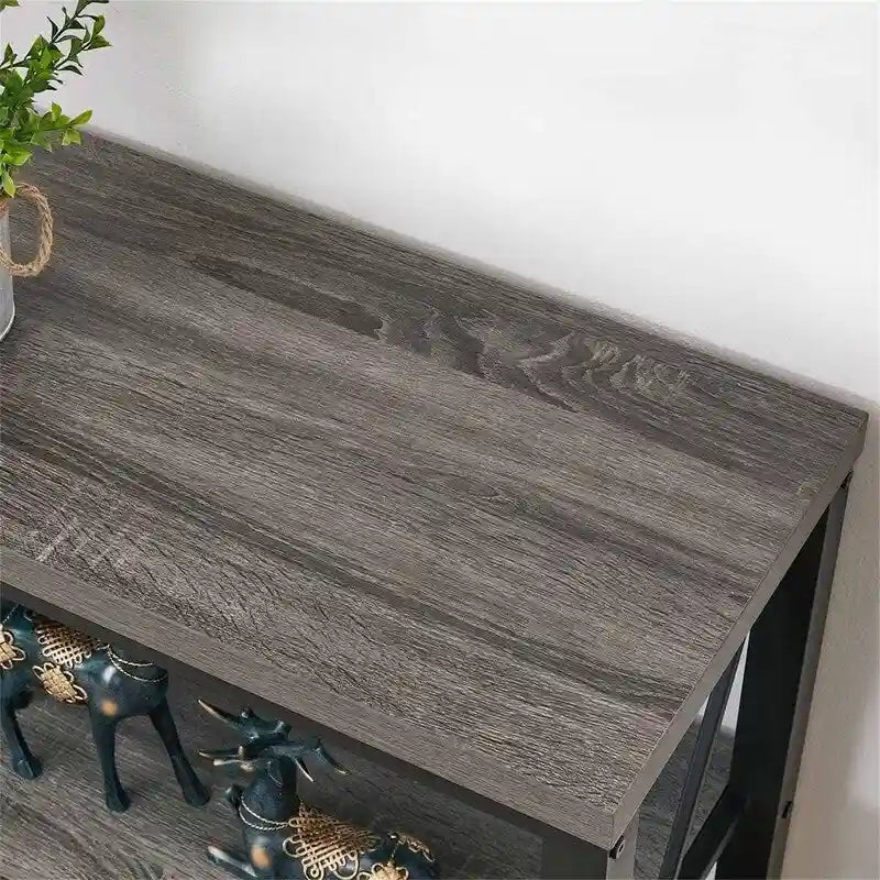 Console de canapé industrielle - 13,39 P x 47,24 L x 30 H