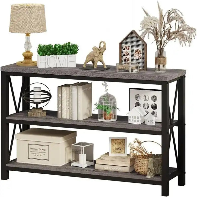 Console de canapé industrielle - 13,39 P x 47,24 L x 30 H