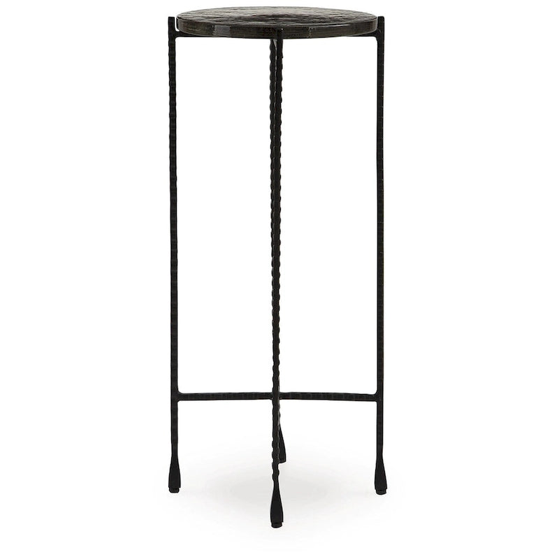 Signature Design by Ashley Newgoren Table d'appoint transparente/noire - 11L x 11P x 24H