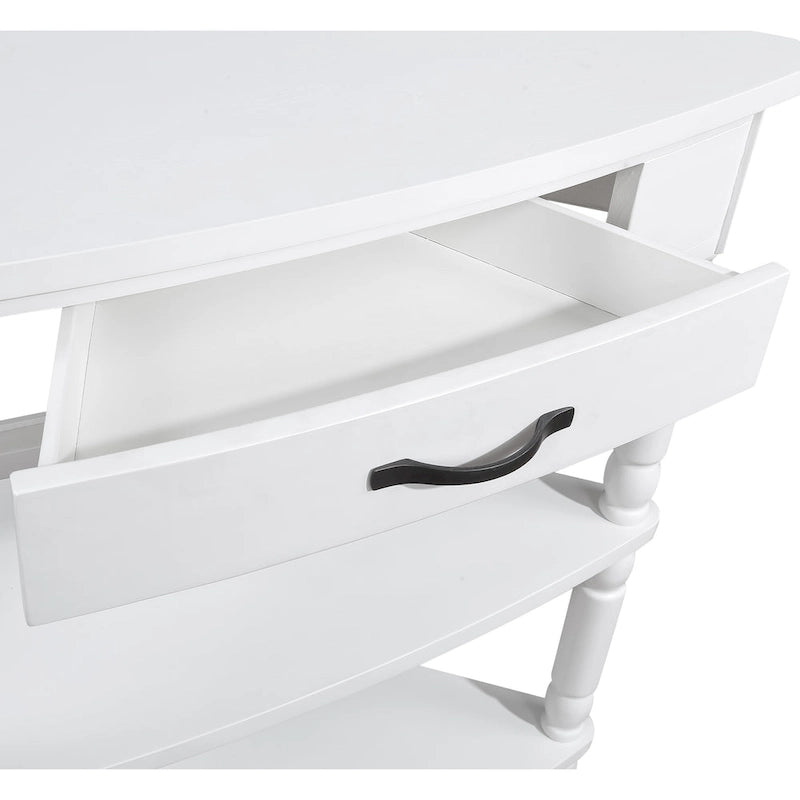 Table d'appoint d'angle triangulaire en bois pour petit salon