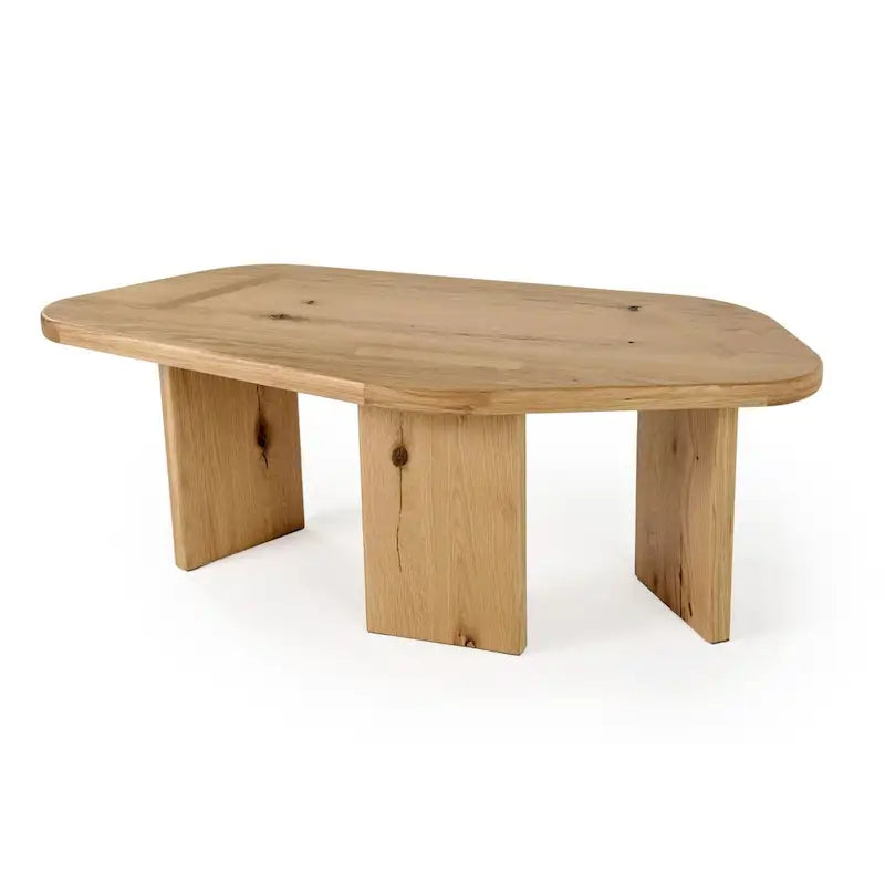 Ensemble de tables basses Modrest Jack en bois naturel moderne