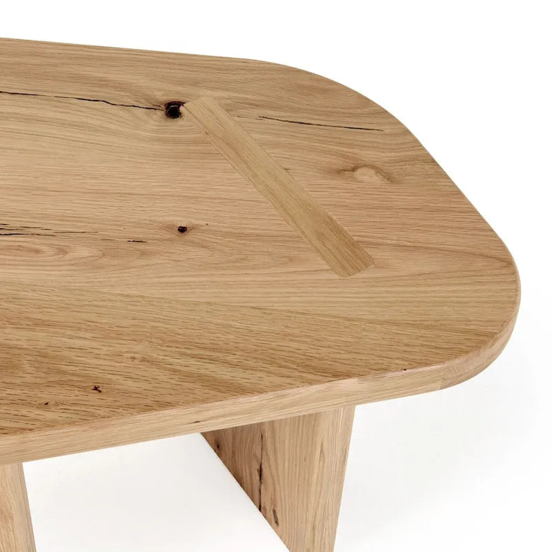 Ensemble de tables basses Modrest Jack en bois naturel moderne